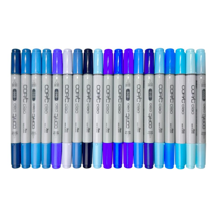 コピックチャオ B (Blue) 系全19色セット : アークオアシス 2号館
