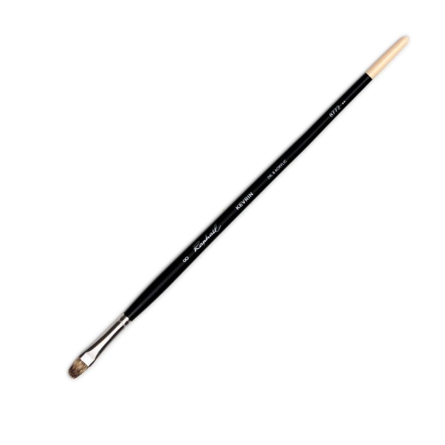 ラファエル 油彩筆 8772- 8号 ケブリン＋ ( 天然毛と人工毛の混毛