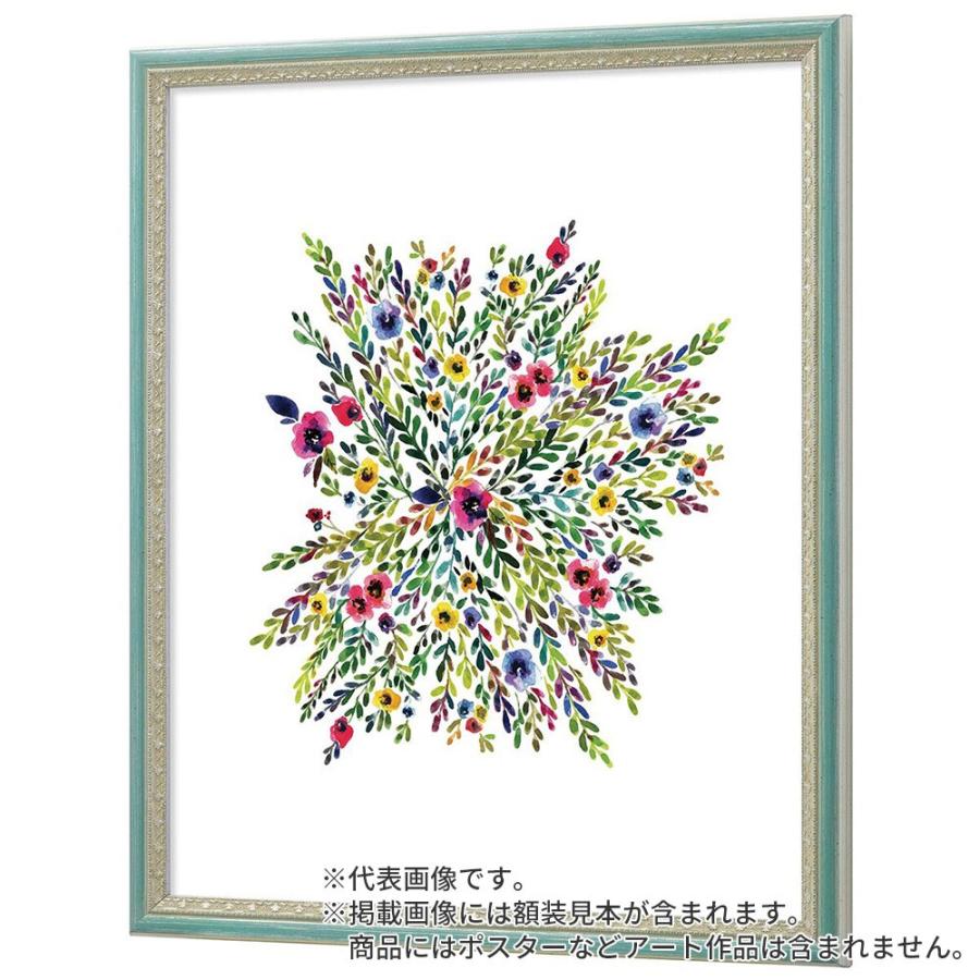 正方形額 マジョルカ Sブルー 40角 額内寸(400×400mm) 表面 正方形額 マジョルカ Sブルー 40角 額内寸(400×400mm) 表面
