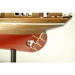 ウッディジョー木製帆船模型1/70忍路丸[おしょろまる][改良版] 