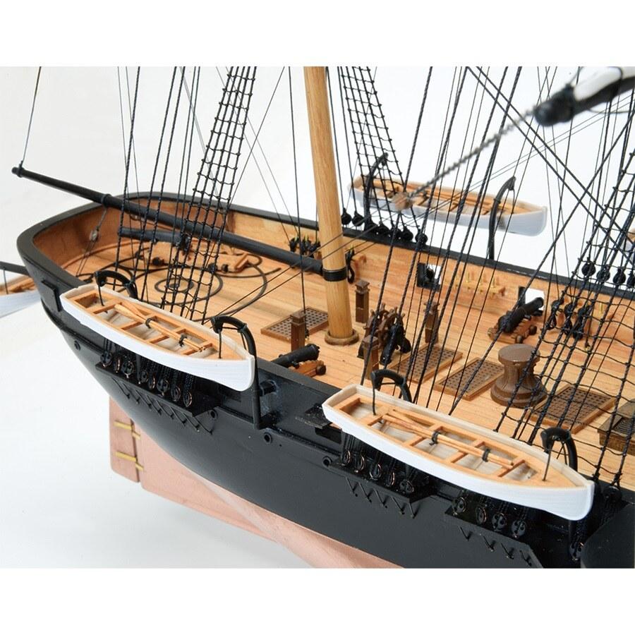 ウッディジョー 帆船 1/120 黒船サスケハナ（縮帆） : アークオアシス