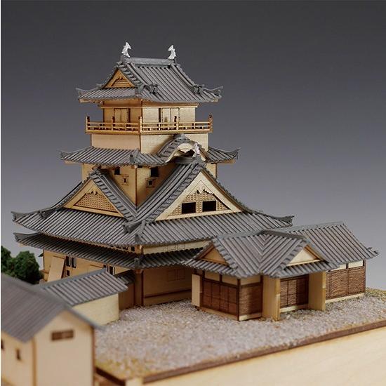 ウッディジョー木製建築模型1/150高知城 : アークオアシス 2号館 ウッディジョー木製建築模型1/150高知城 : アークオアシス 2号館