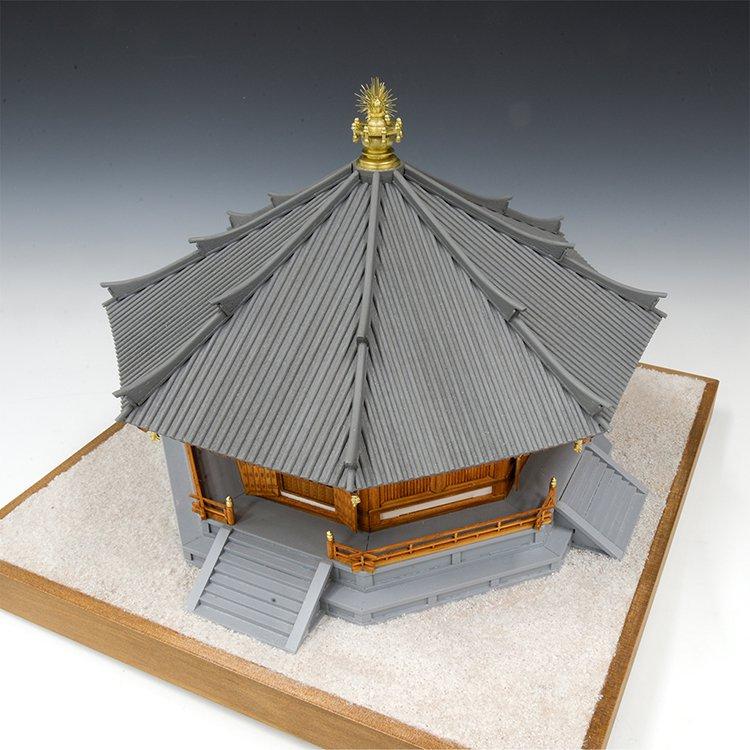 ウッディジョー 木製建築模型 1/75 法隆寺 夢殿 