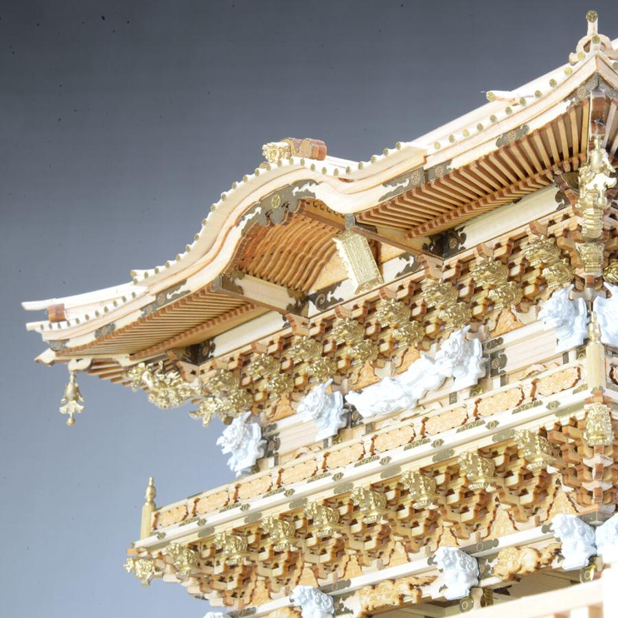 ウッディジョー木製建築模型1/50日光東照宮陽明門 : アーク ウッディジョー木製建築模型1/50日光東照宮陽明門 : アーク