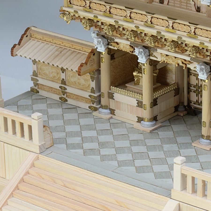 ウッディジョー木製建築模型1/50日光東照宮陽明門 : アーク ウッディジョー木製建築模型1/50日光東照宮陽明門 : アーク