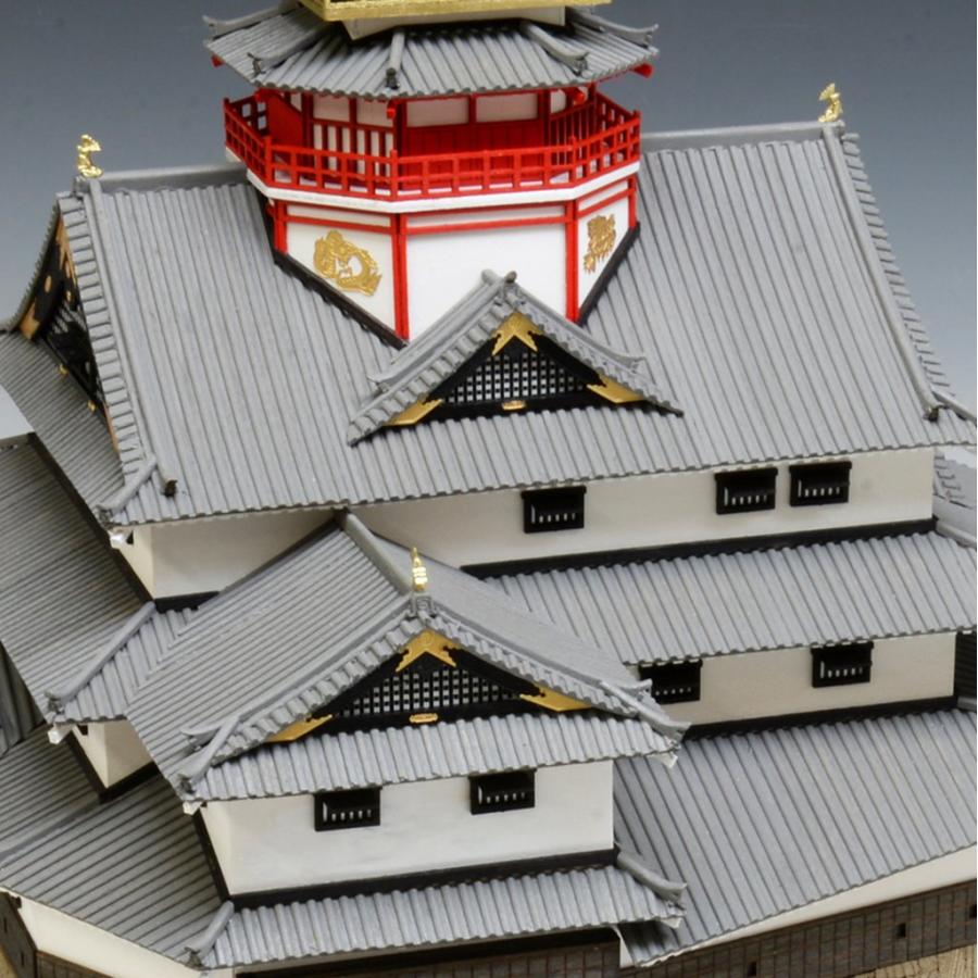 ウッディジョー 木製建築模型 1/150 安土城（改良版） : アーク