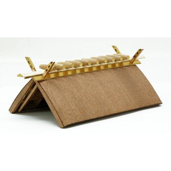 ウッディジョー木製建築模型1/150神明造り神社_3