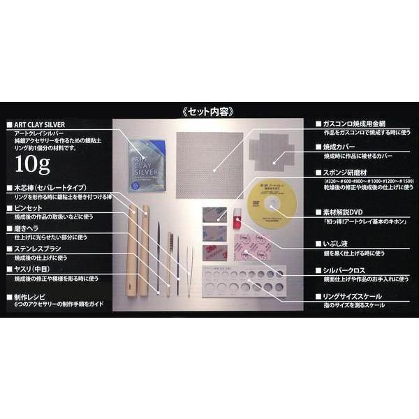 アートクレイシルバー スターターセット つくる銀粘土 : アーク 