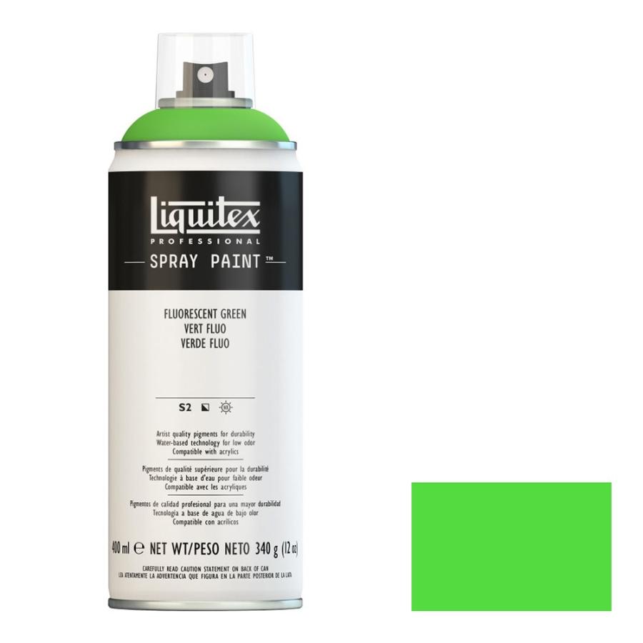 リキテックス スプレー 095 蛍光グリーン 400ml (15601095) : アーク