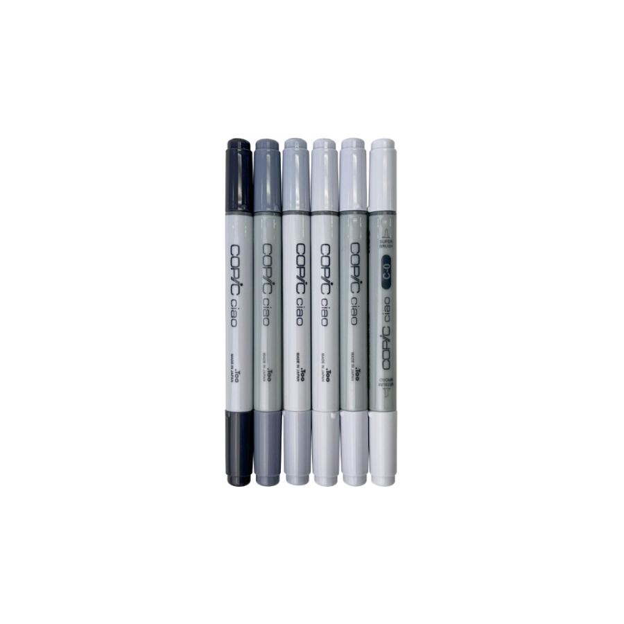 コピックチャオ C (Cool Gray) 系全6色セット : アークオアシス ヤフー
