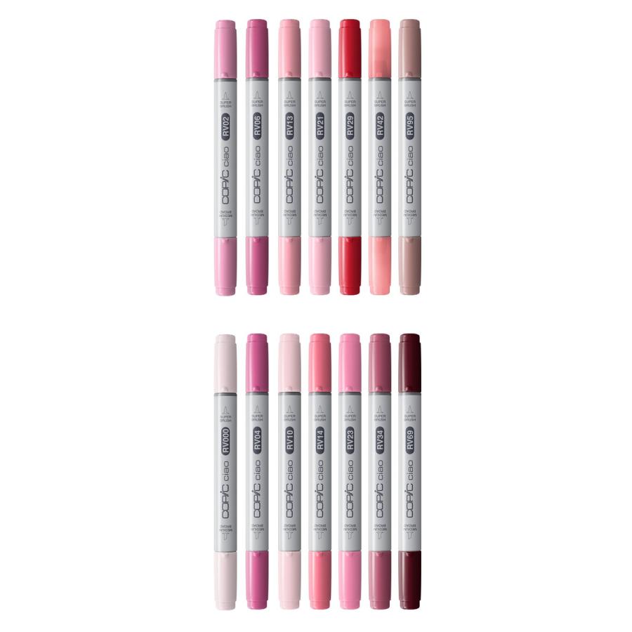 コピックチャオ RV (Red Violoet) 系全14色セット : アークオアシス