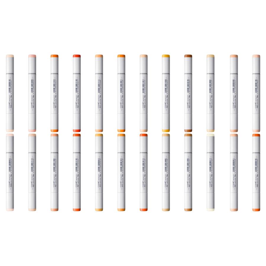 コピック83本+関連商品 コピックチャオ 1本 単品 YR 黄赤系 Yellow Red オレンジ COPIC