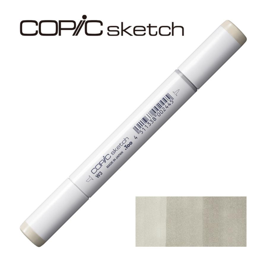超安い】【超安い】コピックスケッチ W-3 ウォームグレイ No.3 画用筆