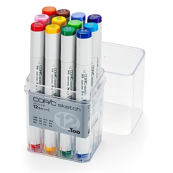 コピックスケッチ ベーシック 12色セット C 12502081 : アーク コピックスケッチ ベーシック 12色セット C 12502081 : アーク
