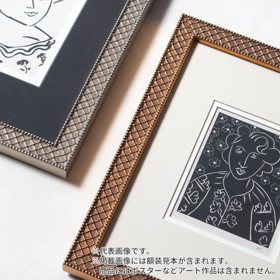 2個セット ラーソンジュール白 大衣 デッサン額 立体額 デッサン額縁 アレグラ2 銀 大衣 額内寸(509×394mm) 表面(アクリル