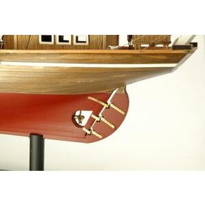 ウッディジョー木製帆船模型1/70忍路丸[おしょろまる][改良版] 