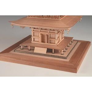 ウッディジョー木製建築模型1/75瑠璃光寺五重塔レーザーカット加工｜arcoasis｜04