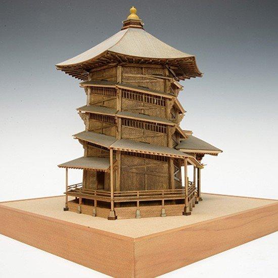 ウッディジョー 木製建築模型1/75 会津さざえ堂 Z1352183823(12100円)