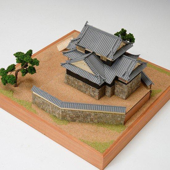 ウッディジョー 木製建築模型 1/150 備中松山城 日本お買い得 www