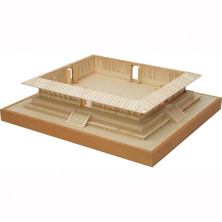 ウッディジョー 1/75 法隆寺 金堂 改良版 木製建築模型 : アーク ウッディジョー 1/75 法隆寺 金堂 改良版 木製建築模型 : アーク