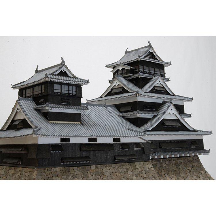 ウッディジョー 木製建築模型 1/150 熊本城｜arcoasis｜03