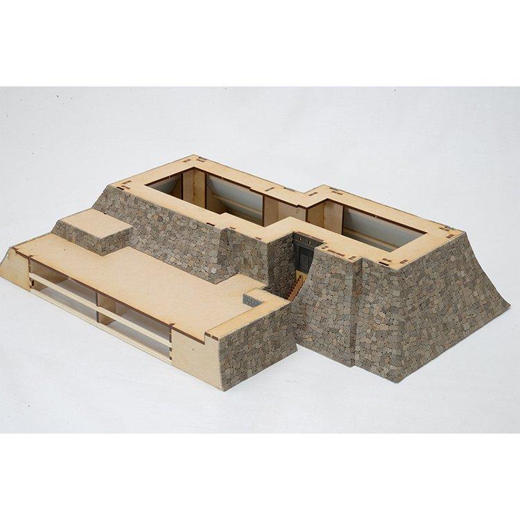 ウッディジョー 木製建築模型 1/150 熊本城｜arcoasis｜07