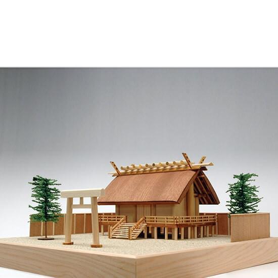 ウッディジョー木製建築模型1/150神明造り神社 : アークオアシス