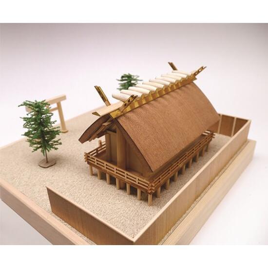 ウッディジョー木製建築模型1/150神明造り神社 : アークオアシス