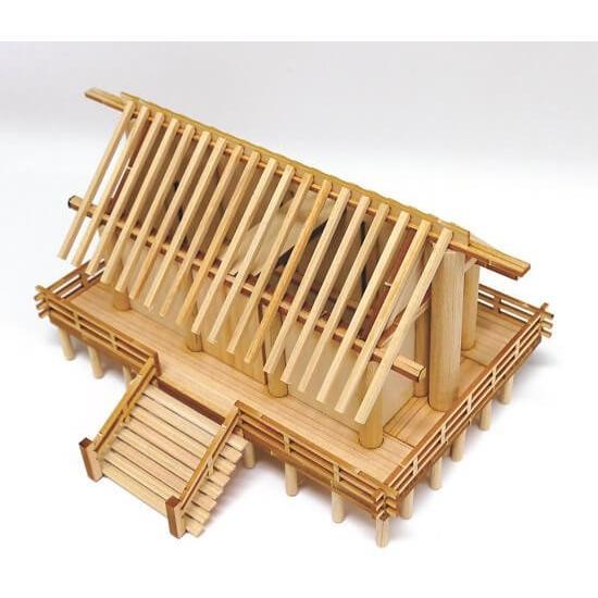 ウッディジョー木製建築模型1/150神明造り神社 : アークオアシス