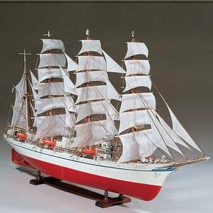 ウッディジョー木製帆船模型1/80日本丸レーザーカット加工 : アーク