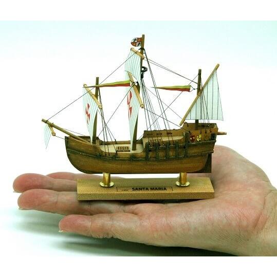 ウッディジョー ウッディジョー木製建築模型ミニ帆船No.2サンタマリア