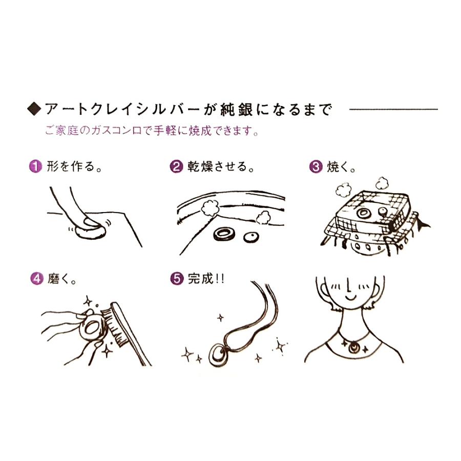 アートクレイシルバー はじめてキット 初心者用 銀アクセサリー アートクレイシルバー はじめてキット 初心者用 銀アクセサリー
