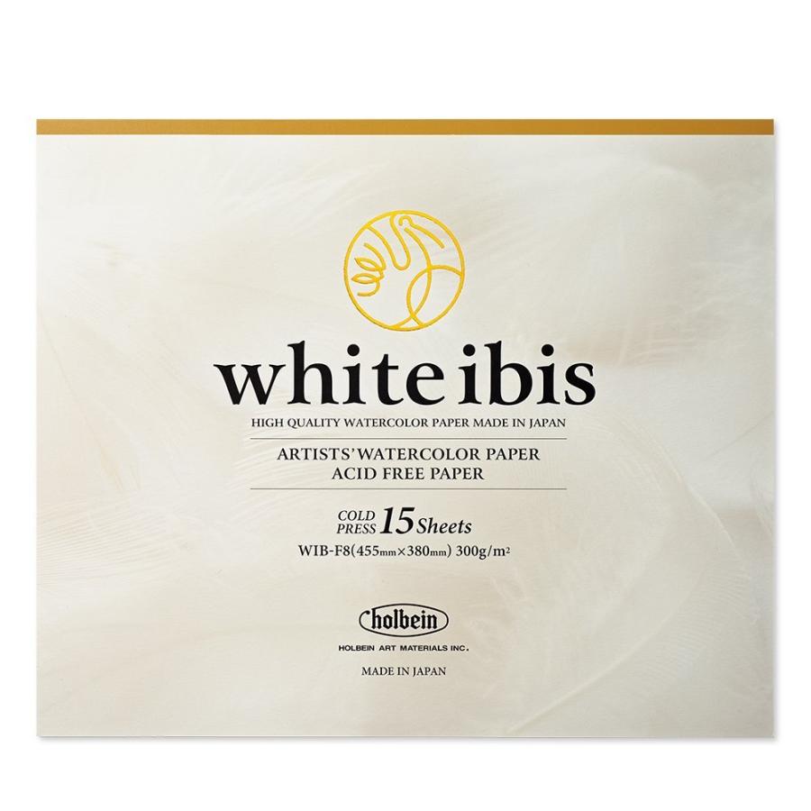 3冊セット ホワイトアイビス水彩紙 ブロック 300g 中目 WIB-F8 (271306) ホルベイン HOLBEIN ホルベイン HOLBEIN