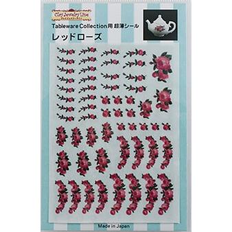 超薄シール（レッドローズ） 品番 171 Tableware Collection用 (サン