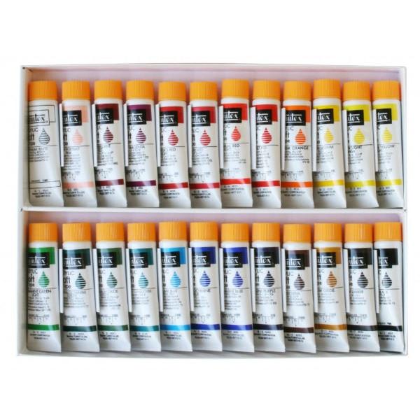リキテックス ソフトタイプ 伝統色 24色セット 6号チューブ liquitex アクリル絵具