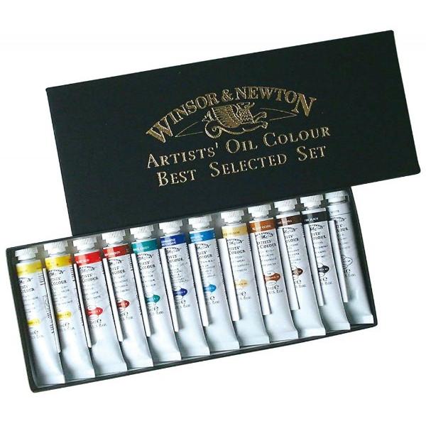 W＆N アーチスト・オイルカラーセット 21ml チューブ 新12 色A セット 18109813 Winsor＆Newton