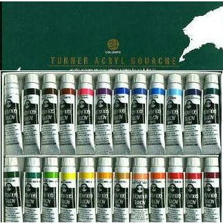 アクリルガッシュ ターナー色彩 (11ml) 24色スクールセット アクリルガッシュ ターナー色彩 (11ml) 24色スクールセット