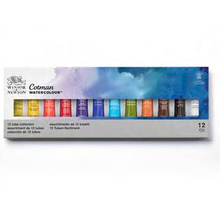 ウィンザー&ニュートン（WINSOR&NEWTON） CWC 8mlチューブ12色
