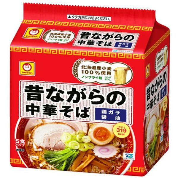 東洋水産 マルちゃん 昔ながらの中華そば 5食パック お得 セール 食品 アルコバレーノ(V)｜arcobaleno-toyama