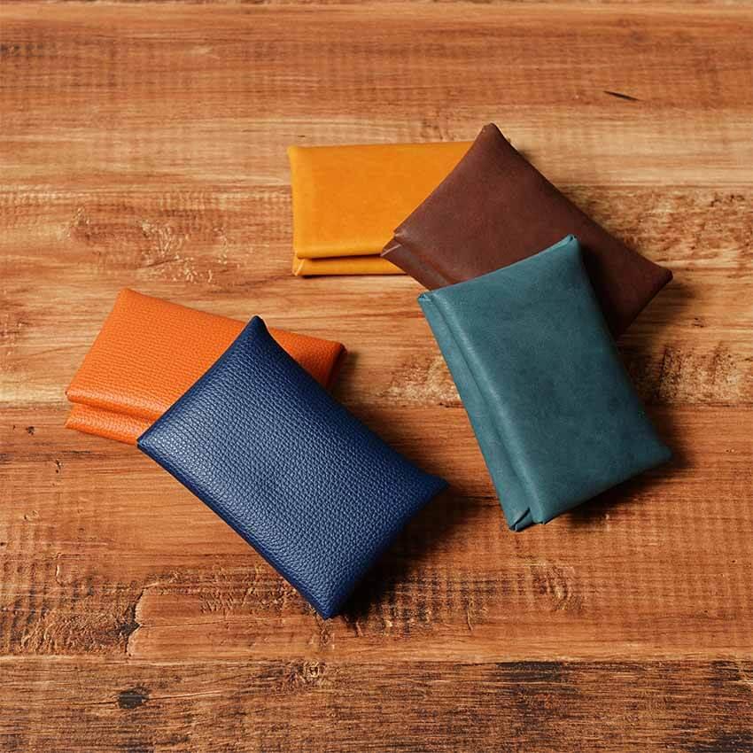 名刺入れ 日本製 名刺入れ ハンドメイド レディース ブランド 本革 大人 二つ折り シンプル 大容量 牛革 スリム 薄型 004 0pt001 コンタクト通販 Arcoco アルココ 通販 Yahoo ショッピング