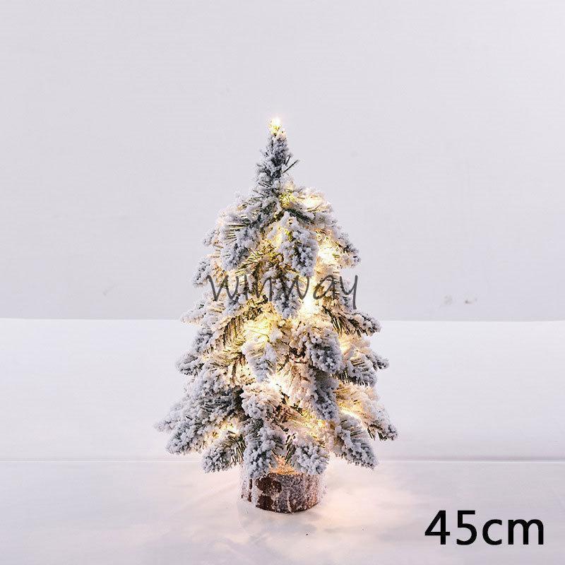 クリスマスツリー 卓上 45cm 60cm ミニツリー クリスマス 電飾 ledライト キラキラ 電池式 かわいい インテリア オブジェ プレゼント｜arcoiris-store｜02