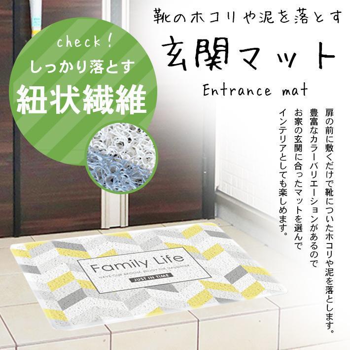 玄関マット 屋外 【全10種】 泥落とし おしゃれ かわいい ドアマット 外用 室外用 お手入れ簡単 約60cm×約40cm｜arcoiris-store｜02