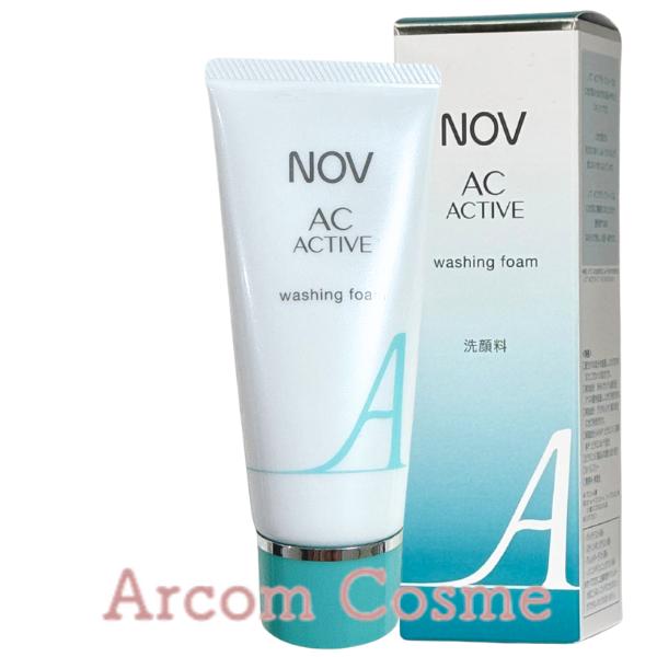 NOV（ノブ） ACアクティブ ウォッシングフォーム (洗顔料) 100g : アー