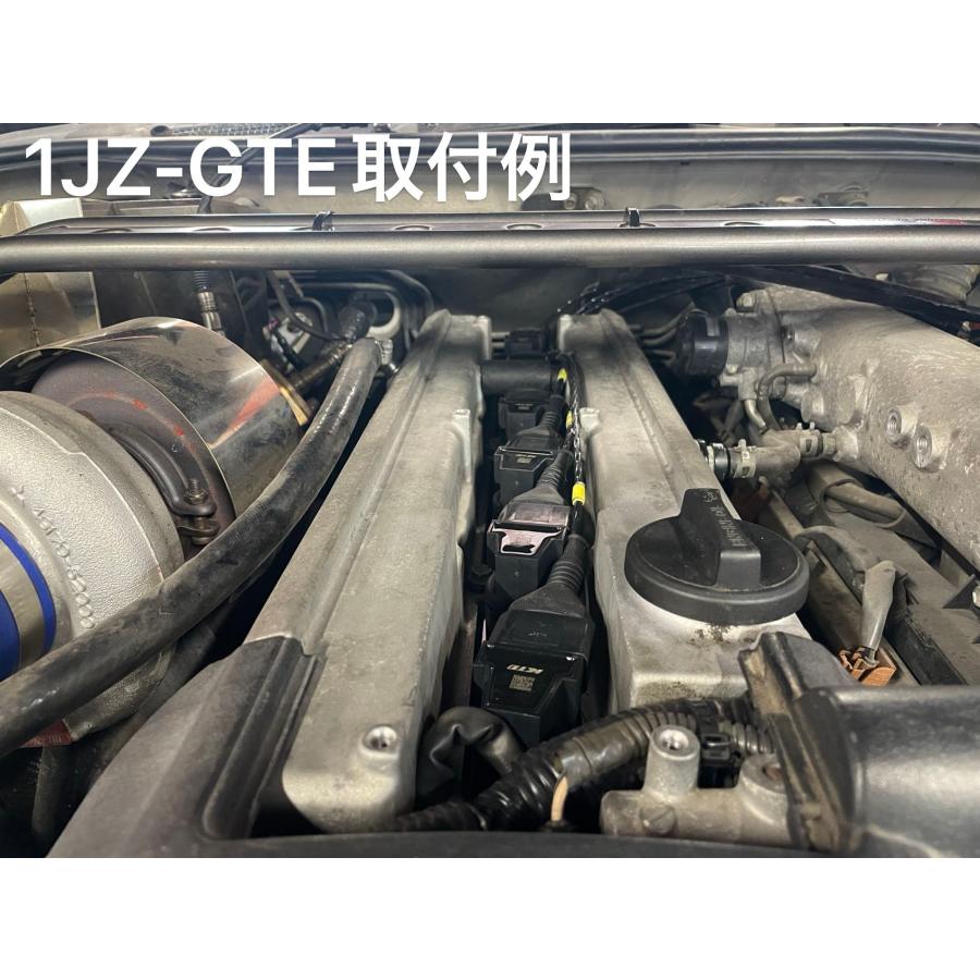 KTD JAPC2 2JZ,1JZ用KTD C2コイル取り付けステー 防水仕様、CNC削り