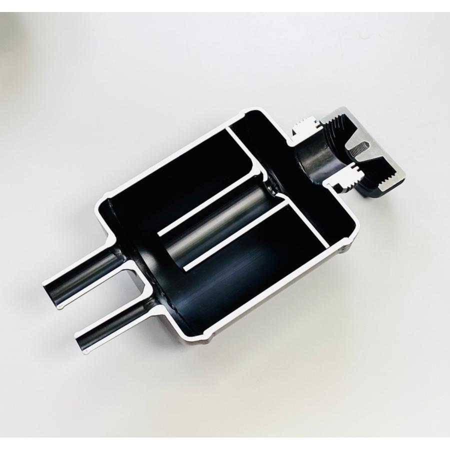 DELTA Z33V35系パワステリザーバータンク(アルミ製) 純正代替 DELTA Z33V35系パワステリザーバータンク(アルミ製) 純正代替