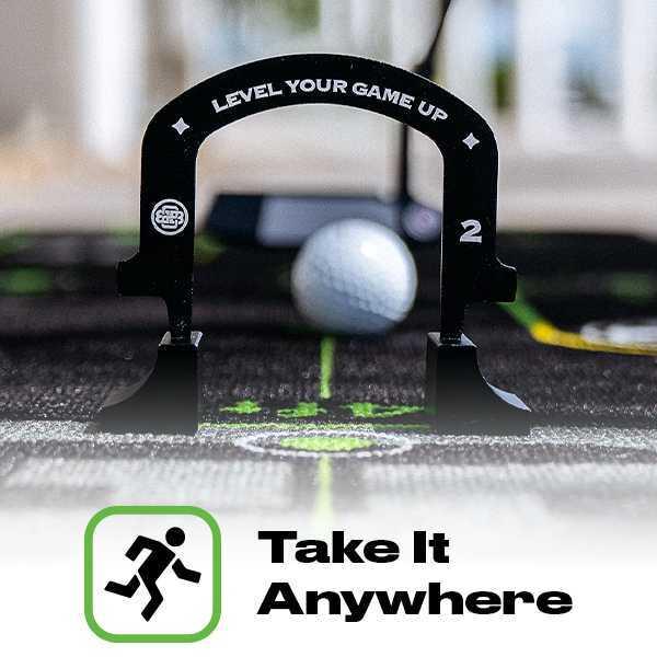 ほぼ未使用　BACK2BASICSGOLF パター練習器具 Back2BasicsGolf公式 プロパスパッティングミラー ゲート用スタンド