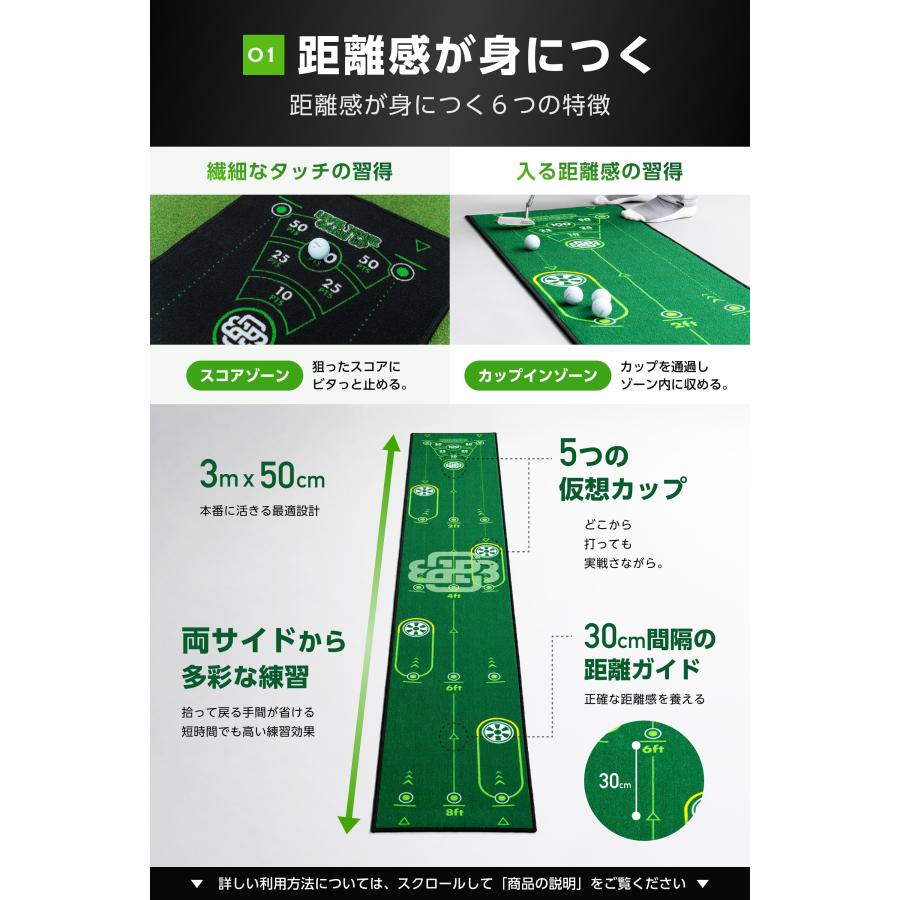パターマット ゴルフ ［全英覇者コーチ監修］ 【公式】Back2BasicsGolf