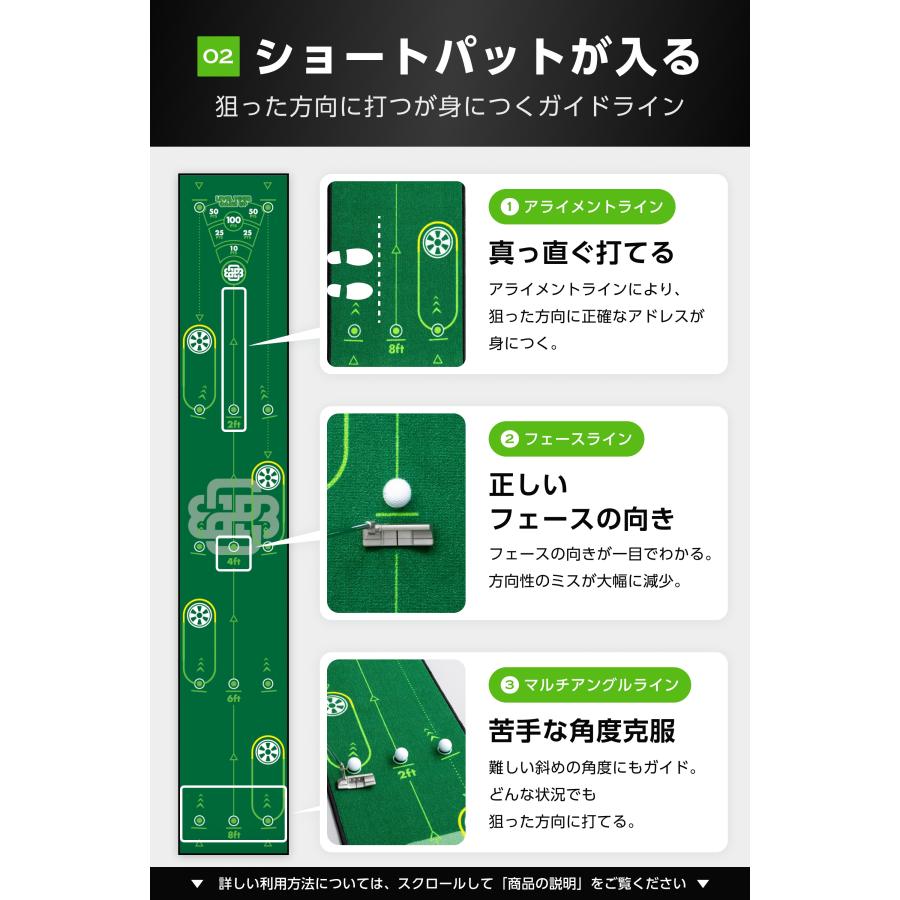 パターマット ゴルフ ［全英覇者コーチ監修］ 【公式】Back2BasicsGolf