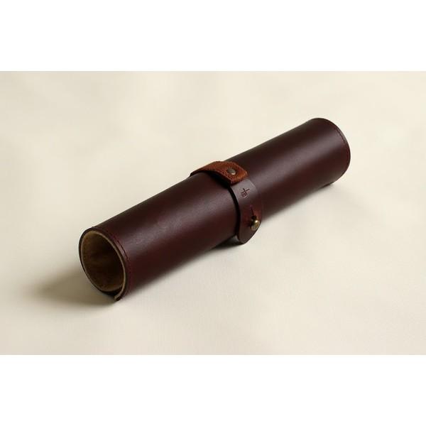 エムピウ　ロトロ　スエード　ブラウン エムピウ m+ rotolo PEN CASE SUEDE brown | ブラウン 茶色 革 ペン