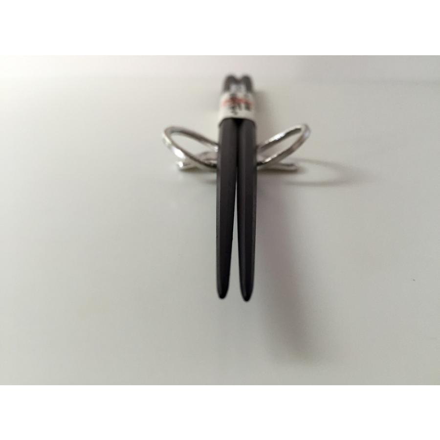 大黒屋 江戸木箸 極上 縞黒檀 七角 大 24cm | はし おはし お箸